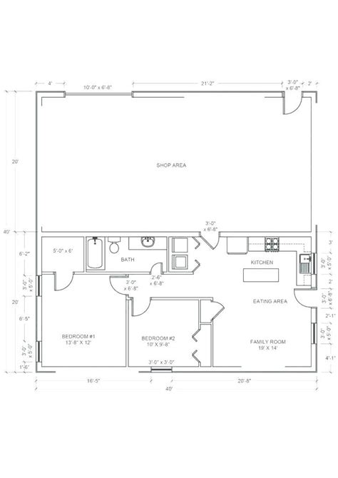 metal shop house floor plans on40x60|40x60 shop house plans.